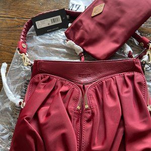 NWT Cranberry MZ Wallace Thompson Small Hobo